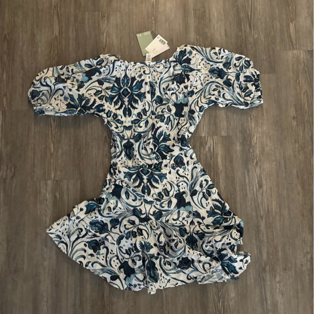 H&M Asymmetrical Ruffle Mini Dress NWT - Picture 5 of 5